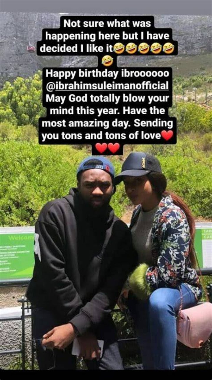
Adesua Etomi Sweetly Celebrates Ibrahim Suleiman’s Birthday 
