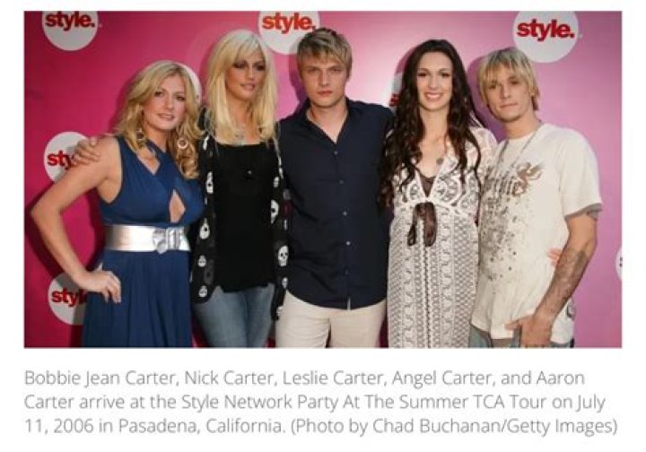 Bobbie Jean Carter: Nick & Aaron Carter’s Sister Dies at 41