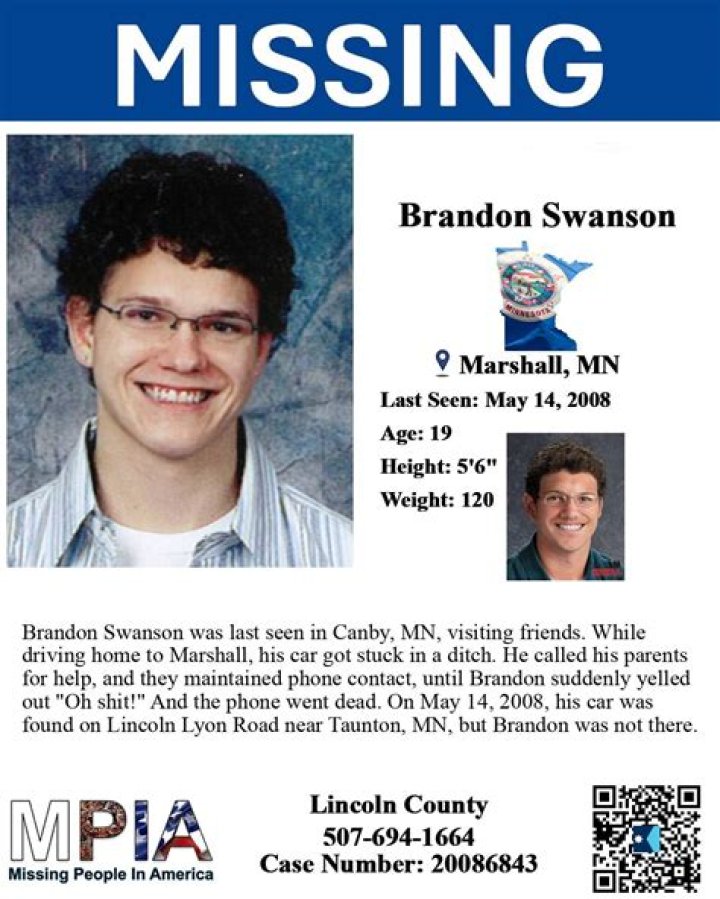 
Brandon Swanson | Missing Case | Found Yet 