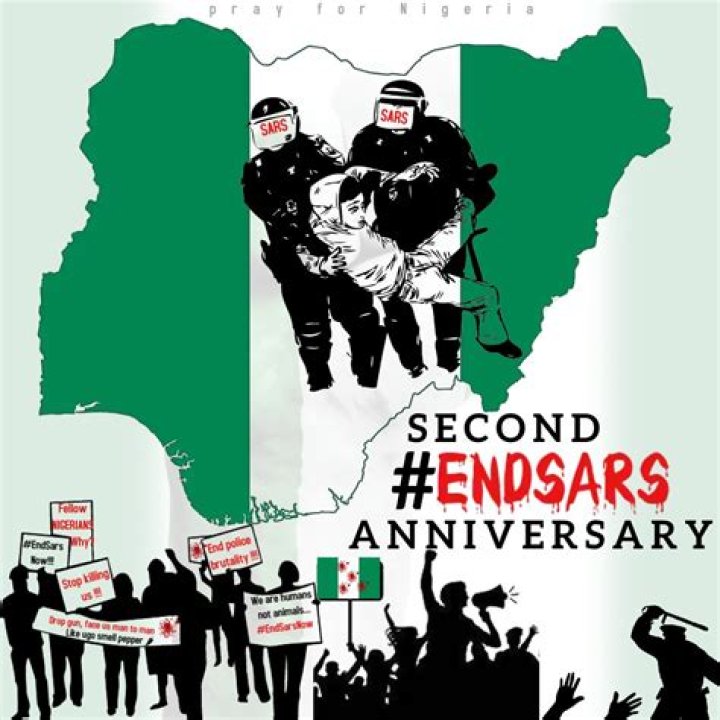 
Daniella Peters commemorate the second anniversary of the #EndSARS protest 
