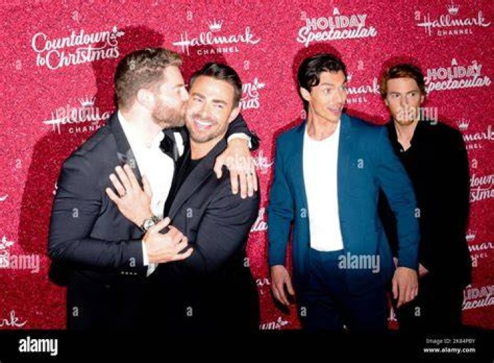 George Krissa and His Boyfriend Bri Waters Walked The Red Carpet For The Hallmark Movie Screening