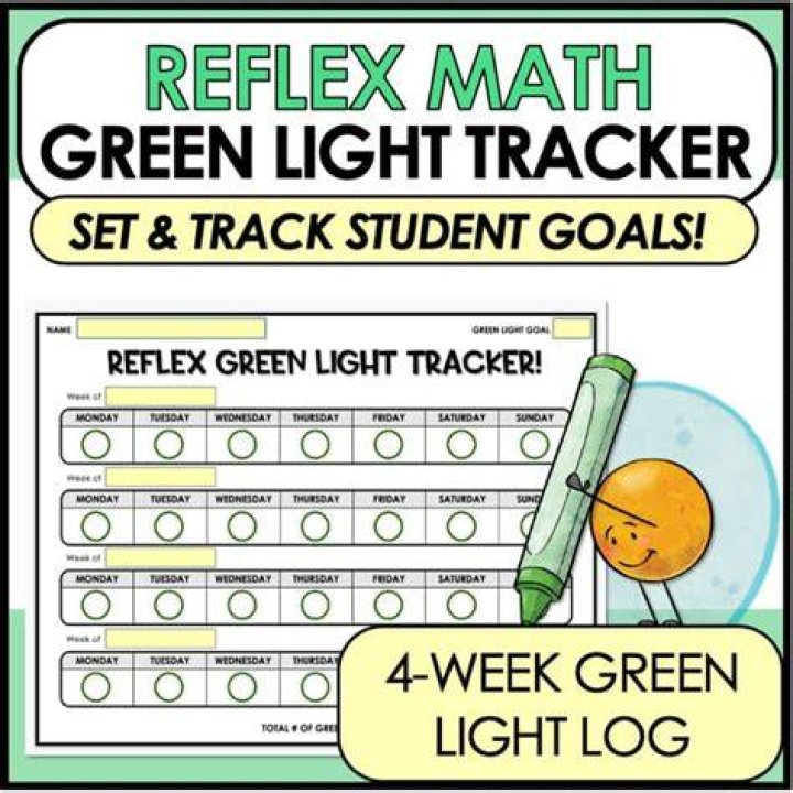 How do you get a green light in reflex math