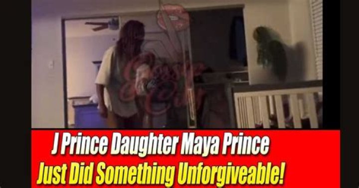 Is Maya Prince Arrested? Where Is J Prince Daughter? Baby Screaming Video
