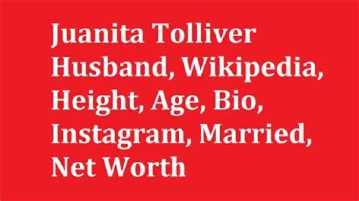 
Juanita Tolliver Height, Weight, Net Worth, Age, Birthday, Wikipedia, Who, Nationality, Biography 