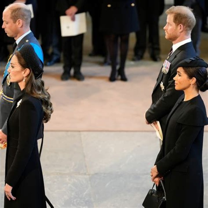 
Meghan Markle And Kate Middleton Honored Queen Elizabeth At Her Service 