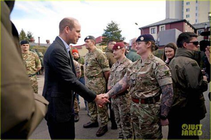 
Prince William Pays A Surprise Visit To Ukrainian-Polish Troops 