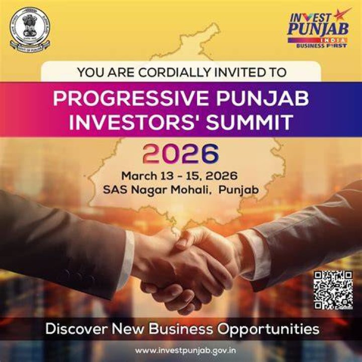 
Punjab to hold investment summit in February 