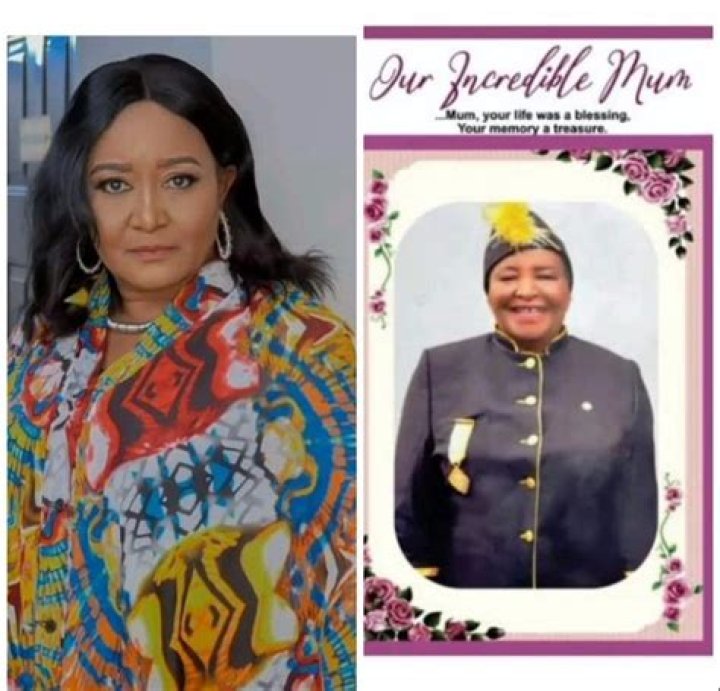 
Reactions As Actress Ebelle Okaro Announces Her Late Mother’s Funeral Arrangement 