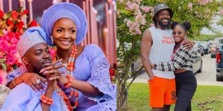 
Singer Simi Shares New Loved-up Photo Of Herself And Her Husband Adekunle Gold 