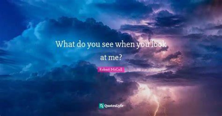 
Tell Me What You See When You Look At Me -Diana Russet Says 