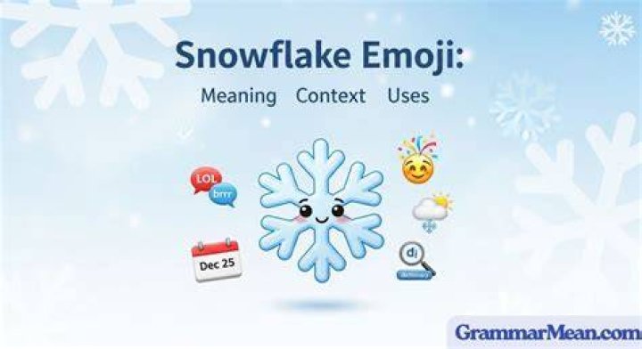 What Does Snowflake Emoji Mean On TikTok and Snapchat?