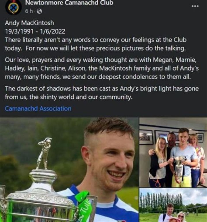 
What Happened To Andy MacKintosh? Former Scotland Shinty Defender Passed Away 