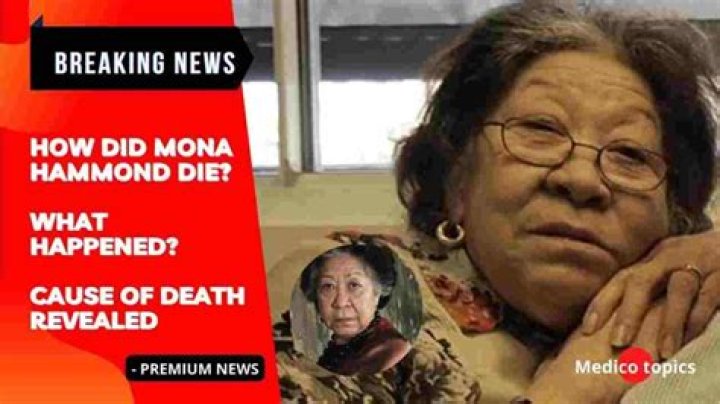 
What Happened To Mona Hammond? Death Cause, Family And Children 