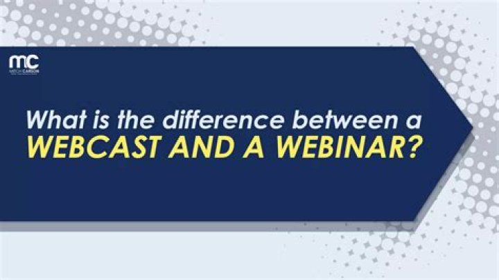 What is the Difference Between Webcast and Podcast